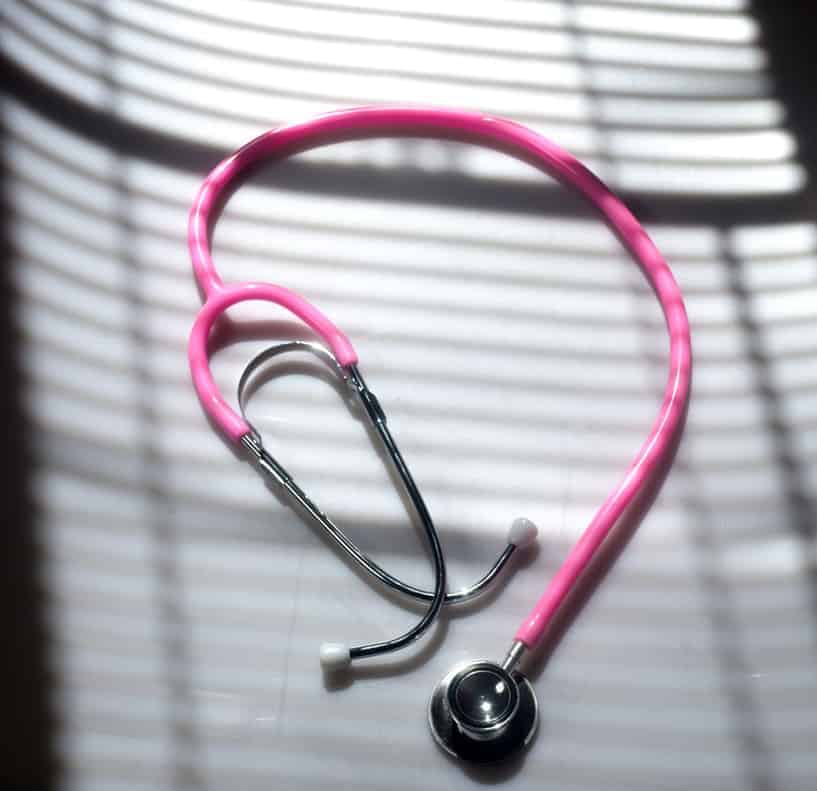 pink doctor stethoscope